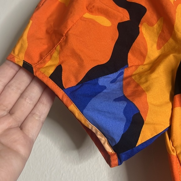 Tabitha Brown Floral Orange and Blue Maxi Dress - Picture 5 of 11